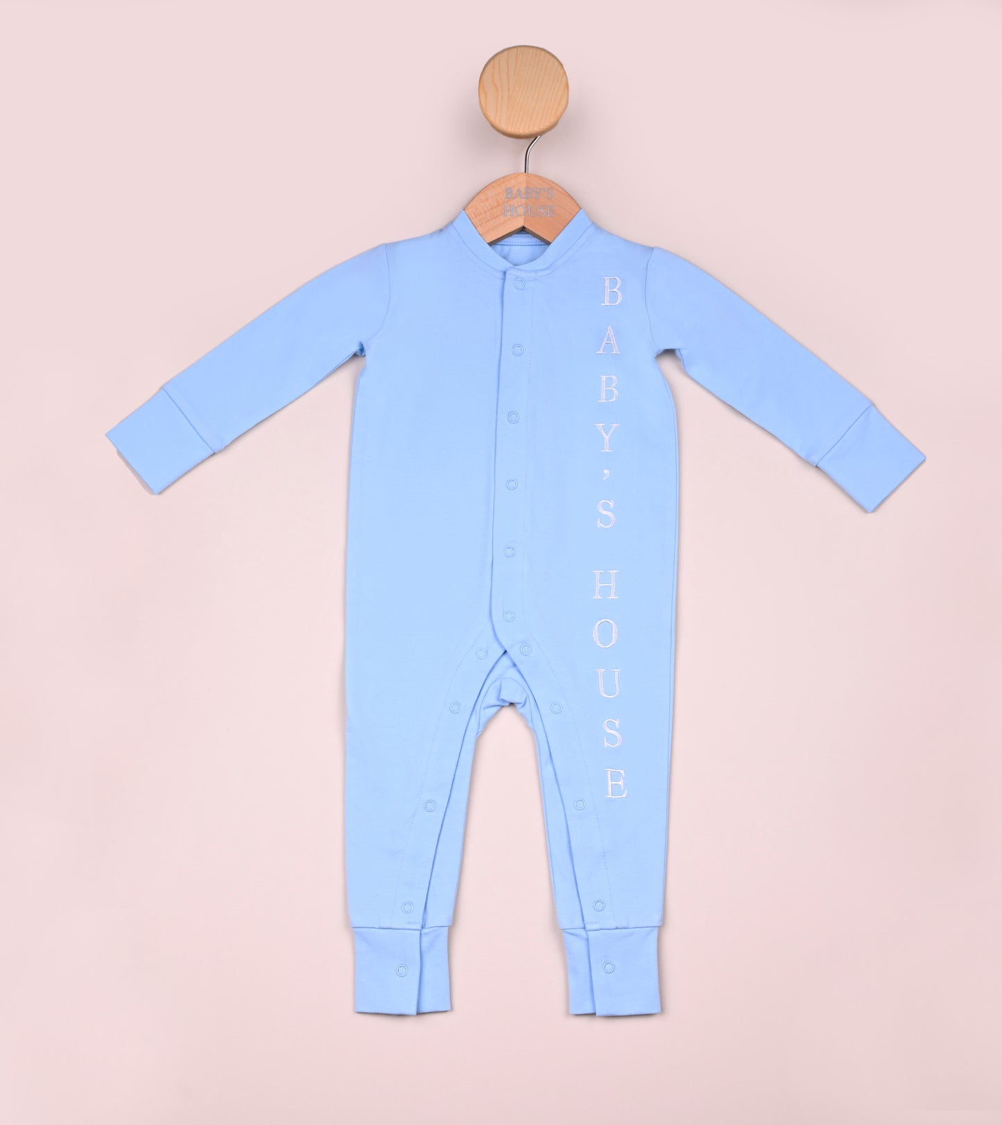 Adorable In Baby Blue Baby Grow Romper